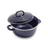  BK - Nồi Tráng Men Indigo - 2.5L/20cm 