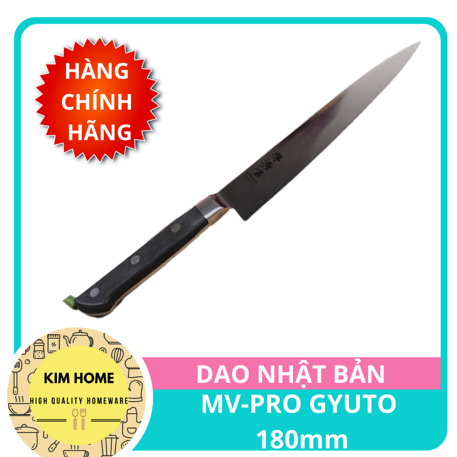  Dao cắt Nhật Bản MV-PRO GYUTO 180mm 