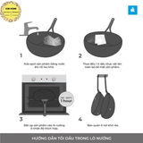  BK - Chảo Wok Thép Carbon - 30cm 