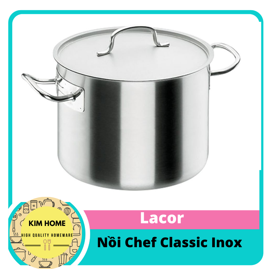  Lacor - Nồi Chef Inox - (Inox cao cấp - Thép 18/10) 