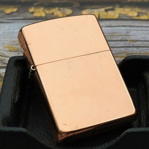 Bật lửa Zippo USA Copper đồng đỏ nguyên chất năm 2003 chưa qua lửa