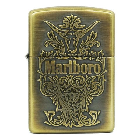 Hộp quẹt Zippo Armor USA chủ đề Marlboro