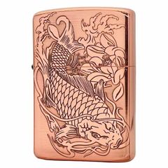 Bật lửa Zorro super copper chủ đề cá chép hoá rồng