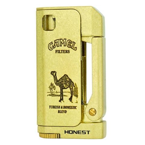 Bật lửa xăng đá độc đẹp bán tự động Honest Camel