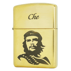 Zippo Armor vàng bóng chủ đề nhà cách mạng Che Guevara
