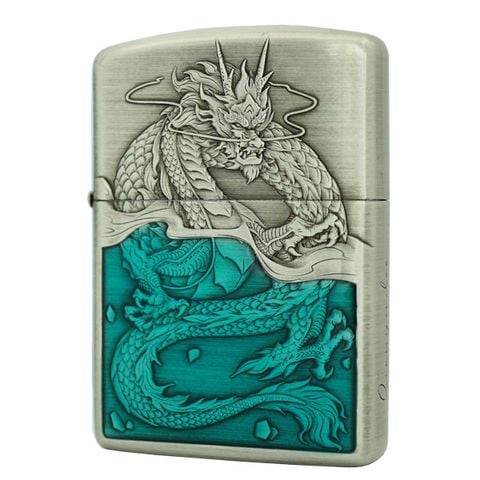 Bật lửa zippo USA armor xuất Nhật cao cấp chủ đề thuỷ long