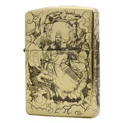 Bật lửa Zippo armor USA hình ông Quan Công