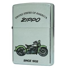 Bật lửa Zippo la mã XIV Chrome năm 1998 chủ đề Harley Davidson