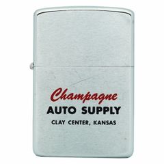 Zippo cổ xưa 1962 mộc 4 chấm chủ đề Auto Supply