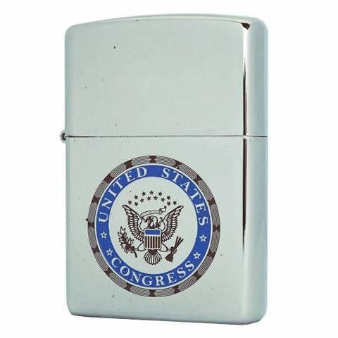 Zippo USA khắc logo Quốc huy Mỹ