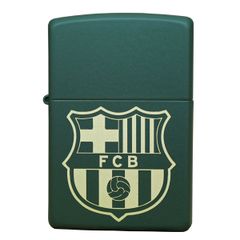 Bật lửa zippo usa logo Barcelona màu xanh bộ đội