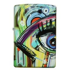 Bật lửa Zippo ruột ga sơn tĩnh điện chủ đề con mắt đẹp