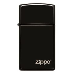 Bật lửa Zippo USA Slim Ebony logo Zippo