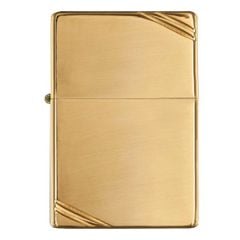 Bật lửa Zippo USA vàng bóng góc