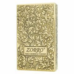 Bật lửa Zorro Dupont Brass 552 đồng khối hoa văn limited