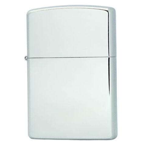Bật lửa Zorro Brass đồng thau mạ chrome trắng bóng giá rẻ siêu bền