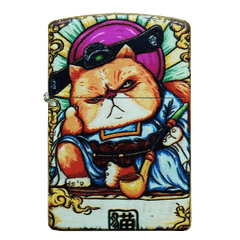 Bật lửa zorro hình mèo ngậm tẩu