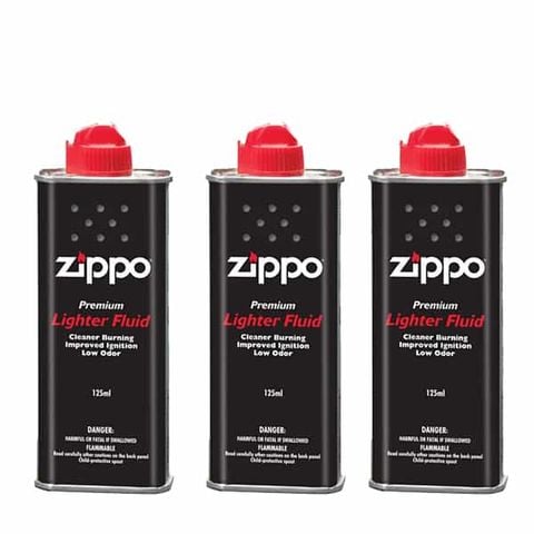 Combo 3 bình xăng Zippo USA chính hãng
