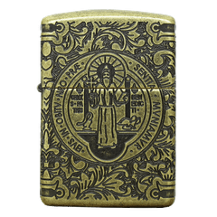 Bật lửa Zippo Armor chủ đề Thánh Benedict
