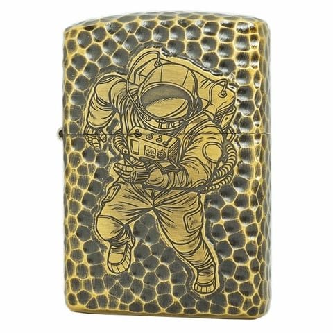 Zippo Armor cao cấp khắc gõ búa chủ đề Phi hành gia
