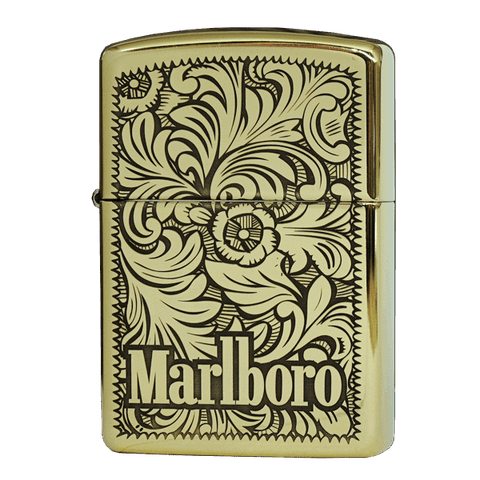 Hộp quẹt Zippo Armor USA logo bao thuốc Man