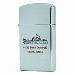 Zippo năm 1967 Slim cổ xưa chủ đề tàu chiến