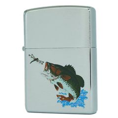 Hộp quẹt Zippo la mã 1996 XII chủ đề cá săn mồi
