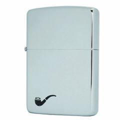 Quẹt Zippo tẩu cổ xưa năm 1985 mộc 5 gạch huyền