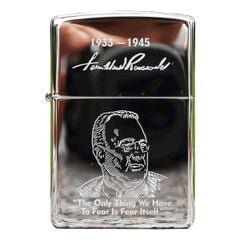 Bật lửa Zippo USA khắc Tổng thống Franklin D. Roosevelt