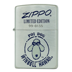 Hộp quẹt Zippo USA la mã mạ bạc chủ đề Poi Dog năm 1999 XV