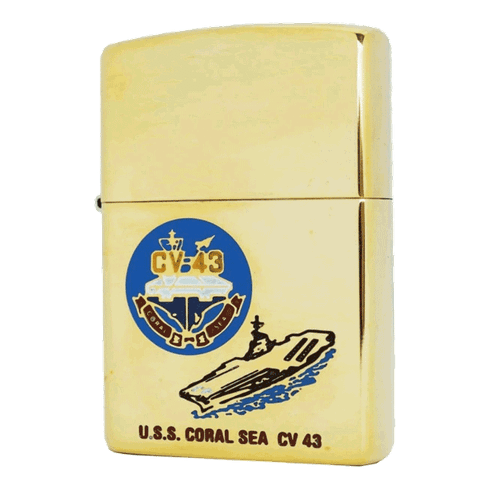 Bật lửa Zippo USA chủ đề tàu sân bay CV-43 Hải quân Hoa Kỳ