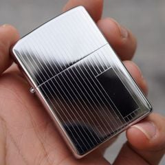 Zippo cổ xưa 1977 chủ đề sọc dưa mới chưa qua lửa.