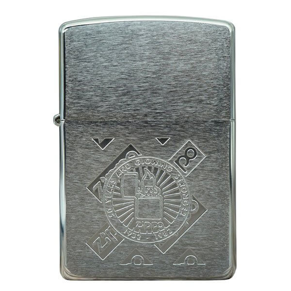 Zippo 50 Years & Glowing Stronger 1932-1982 Solid Brass Zippo 50 Years & Glowing Stronger 1932-1982 Solid Brass