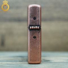 Bật lửa Zippo USA đồng đỏ giả cổ khắc hình ngôi sao