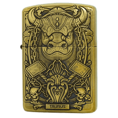 Zippo Armor Limited xuất Nhật Bản chủ đề cung hoàng đạo Kim Ngưu