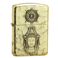 Set bật lửa Zippo Armor xuất Nhật chủ đề Phật giáo