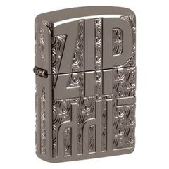 Zippo USA Armor Luxury Black Ice 46312 Zippo Logos Design 360 Multicut