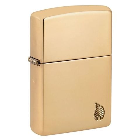 Bật lửa Zippo Armor® High Polish Brass Flame Design