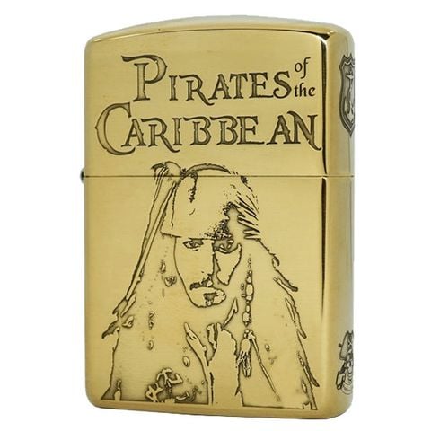 Zippo cao cấp chủ đề cướp biển vùng caribe armor vỏ dày.