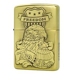 Zippo armor khắc nổi chủ đề Đại Bàng Mỹ Limited