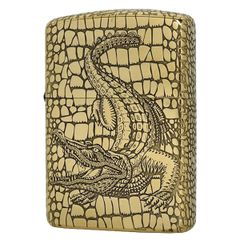 Bật lửa Zippo xuất Nhật hình con cá sấu armor vỏ dày.