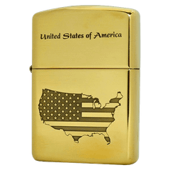 Zippo Armor bản đồ nước Mỹ