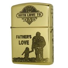 Bật lửa zippo armor cha con limited