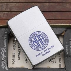 Bật lửa Zippo xưa 1973 chủ đề Association of Accountants mới nguyên hộp