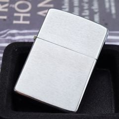 Hộp quẹt Zippo USA cổ xưa 1976 trắng nhám trơn