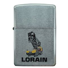 Zippo cổ xưa la mã 1 gạch đứng năm 1972 chủ đề xe cẩu