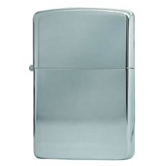 Zippo cổ xưa 2 gạch chéo năm 1985 trắng trơn Chrome HP