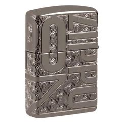 Zippo USA Armor Luxury Black Ice 46312 Zippo Logos Design 360 Multicut