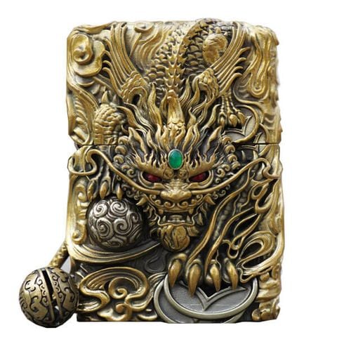 Zippo tỳ hưu chiêu mộ tài lộc may mắn