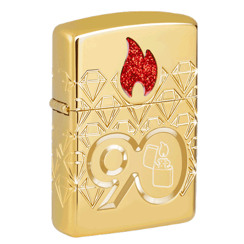 Zippo USA armor mạ vàng 24K xuất Nhật kỷ niệm 90 năm thành lập công ty